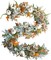 Thanksgiving Fall Wreath Eucalyptus Berries Pumpkins Lamb Ears Leaves Pumpkin Garland